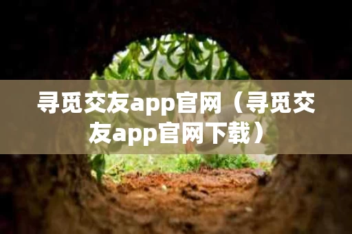 寻觅交友app官网（寻觅交友app官网下载）
