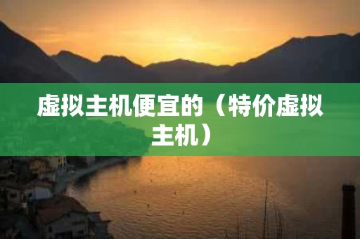 虚拟主机便宜的（特价虚拟主机）