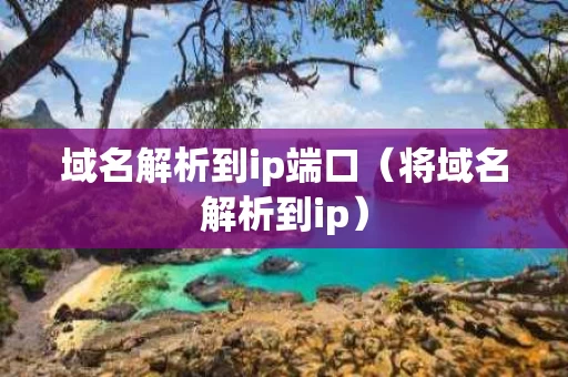 域名解析到ip端口（将域名解析到ip）