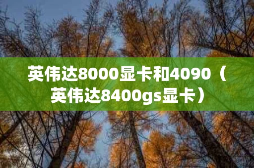 英伟达8000显卡和4090（英伟达8400gs显卡）