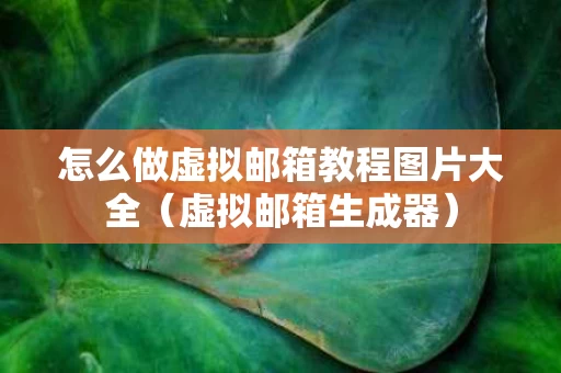 怎么做虚拟邮箱教程图片大全（虚拟邮箱生成器）