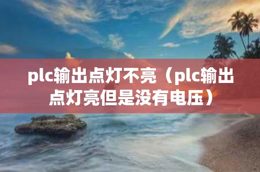plc输出点灯不亮（plc输出点灯亮但是没有电压）