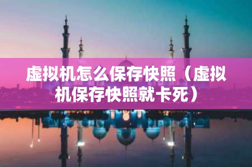 虚拟机怎么保存快照（虚拟机保存快照就卡死）