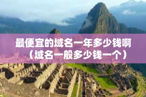 最便宜的域名一年多少钱啊（域名一般多少钱一个）
