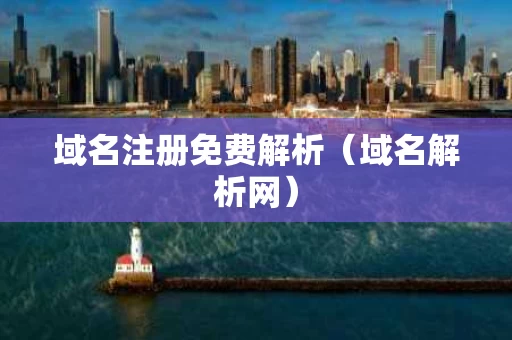 域名注册免费解析（域名解析网）