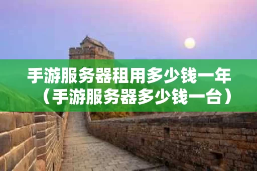 手游服务器租用多少钱一年（手游服务器多少钱一台）