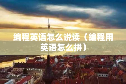 编程英语怎么说读（编程用英语怎么拼）