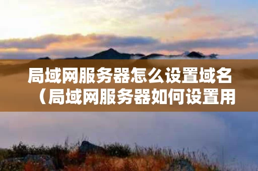 局域网服务器怎么设置域名（局域网服务器如何设置用户权限）