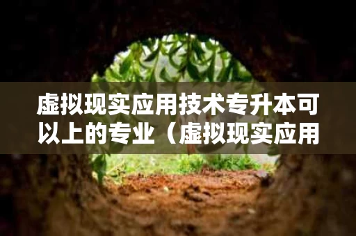 虚拟现实应用技术专升本可以上的专业（虚拟现实应用技术专科好就业吗）