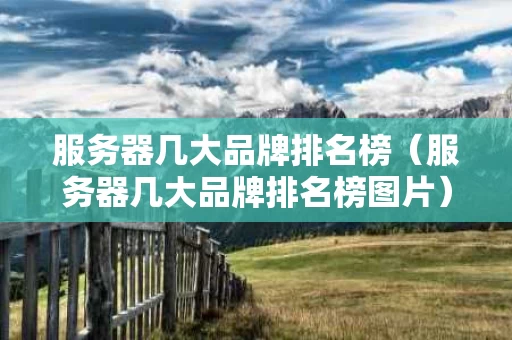 服务器几大品牌排名榜（服务器几大品牌排名榜图片）