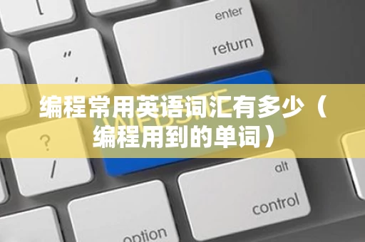 编程常用英语词汇有多少（编程用到的单词）
