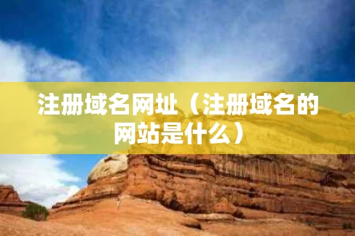 注册域名网址（注册域名的网站是什么）