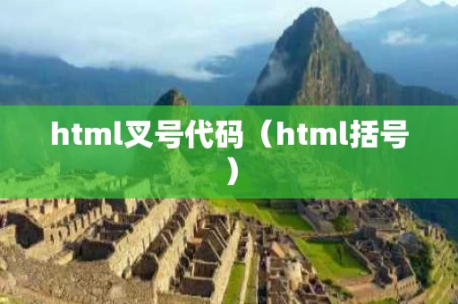 html叉号代码（html括号）