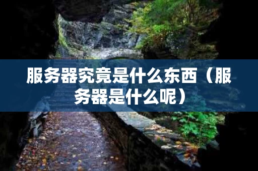 服务器究竟是什么东西（服务器是什么呢）