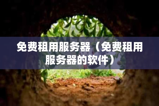 免费租用服务器（免费租用服务器的软件）