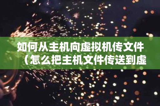 如何从主机向虚拟机传文件（怎么把主机文件传送到虚拟机）