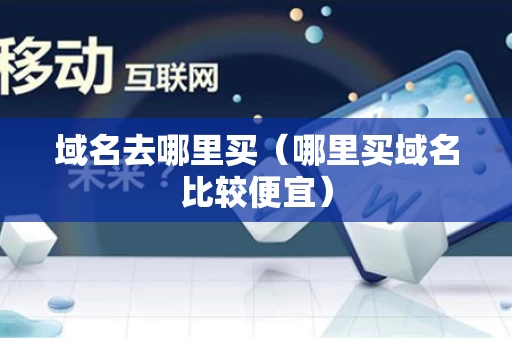 域名去哪里买（哪里买域名比较便宜）