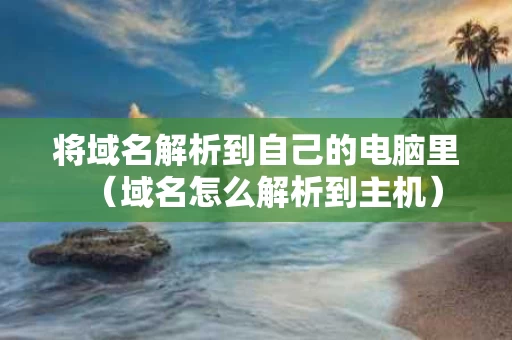 将域名解析到自己的电脑里（域名怎么解析到主机）