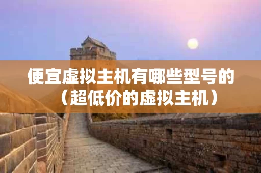 便宜虚拟主机有哪些型号的（超低价的虚拟主机）