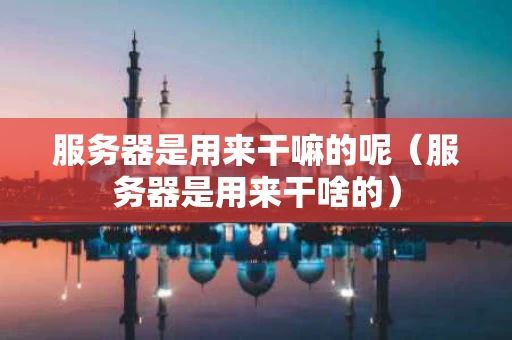 服务器是用来干嘛的呢（服务器是用来干啥的）