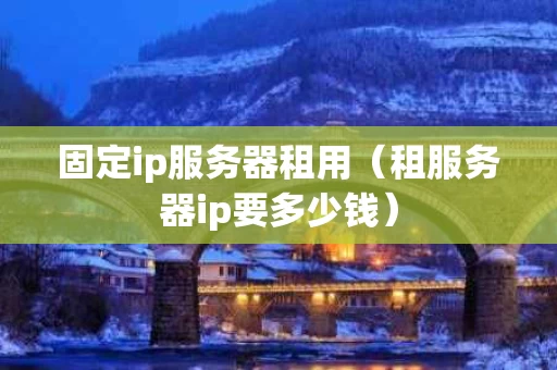 固定ip服务器租用（租服务器ip要多少钱）