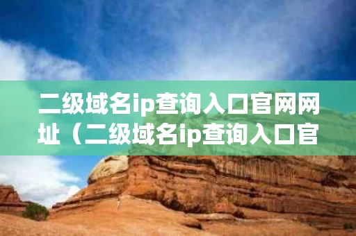 二级域名ip查询入口官网网址（二级域名ip查询入口官网网址是什么）