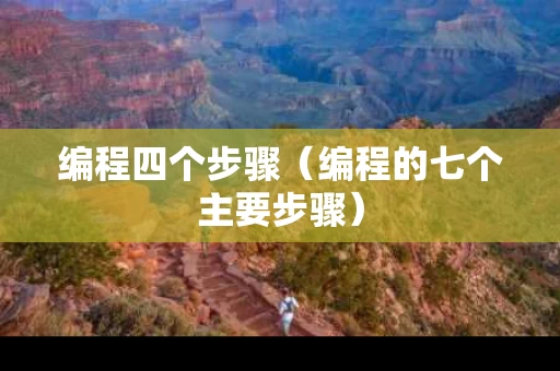 编程四个步骤（编程的七个主要步骤）