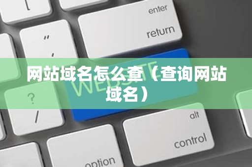 网站域名怎么查（查询网站域名）