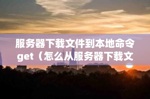 服务器下载文件到本地命令get（怎么从服务器下载文件）