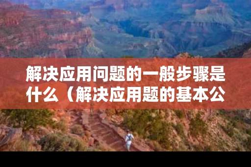 解决应用问题的一般步骤是什么（解决应用题的基本公式）