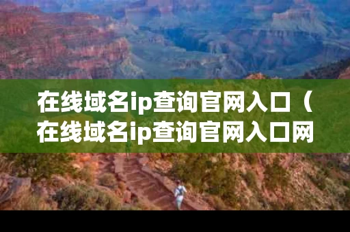 在线域名ip查询官网入口（在线域名ip查询官网入口网址）