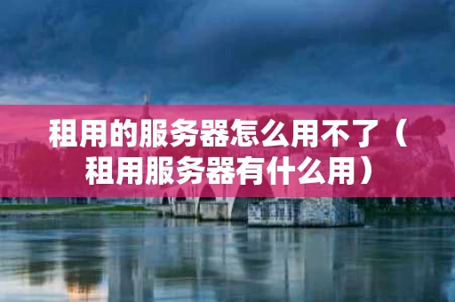 租用的服务器怎么用不了（租用服务器有什么用）