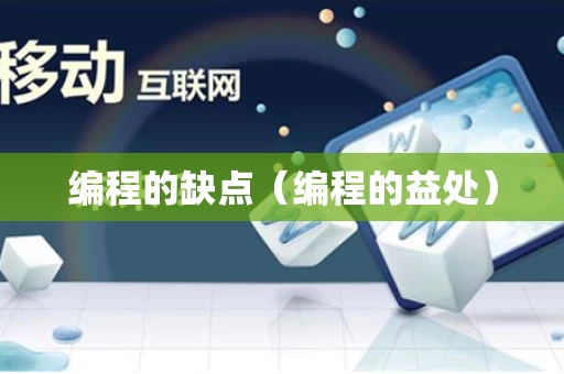 编程的缺点（编程的益处）