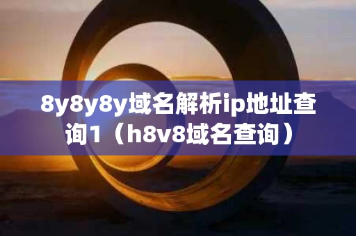 8y8y8y域名解析ip地址查询1（h8v8域名查询）