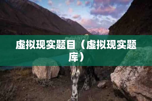 虚拟现实题目（虚拟现实题库）