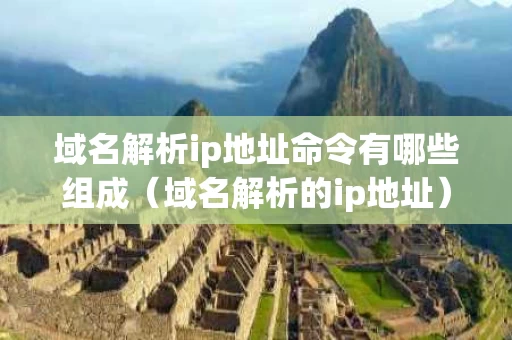 域名解析ip地址命令有哪些组成（域名解析的ip地址）