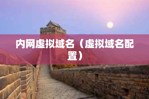 内网虚拟域名（虚拟域名配置）