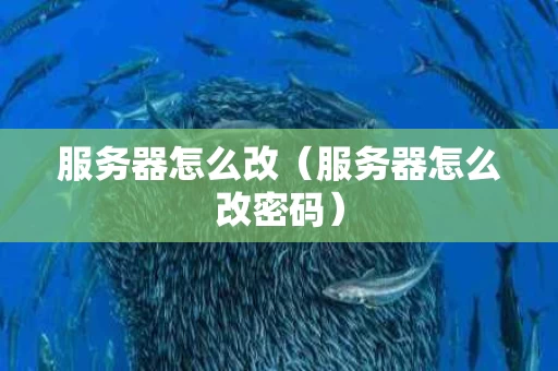 服务器怎么改（服务器怎么改密码）