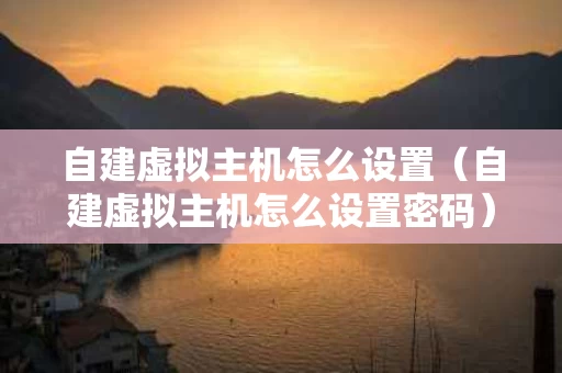 自建虚拟主机怎么设置（自建虚拟主机怎么设置密码）