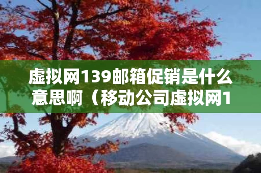 虚拟网139邮箱促销是什么意思啊（移动公司虚拟网139邮箱是什么意思）