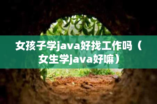 女孩子学java好找工作吗（女生学java好嘛）