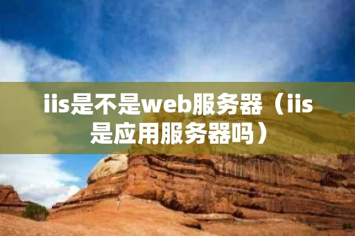 iis是不是web服务器（iis是应用服务器吗）
