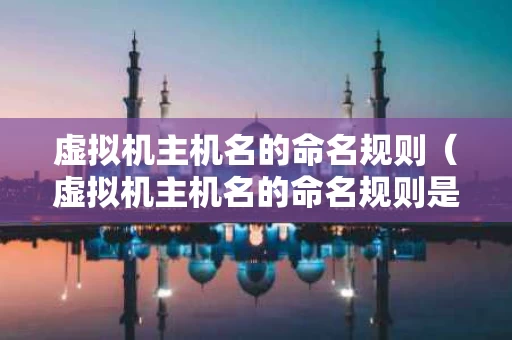 虚拟机主机名的命名规则（虚拟机主机名的命名规则是什么）