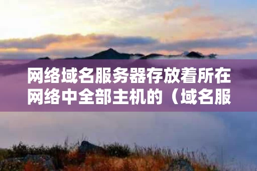 网络域名服务器存放着所在网络中全部主机的（域名服务器上存放着主机的）