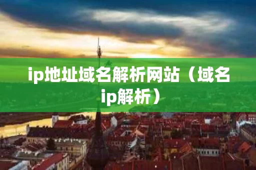 ip地址域名解析网站（域名 ip解析）