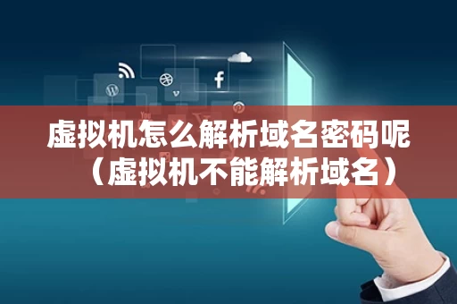 虚拟机怎么解析域名密码呢（虚拟机不能解析域名）