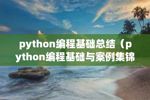 python编程基础总结（python编程基础与案例集锦）