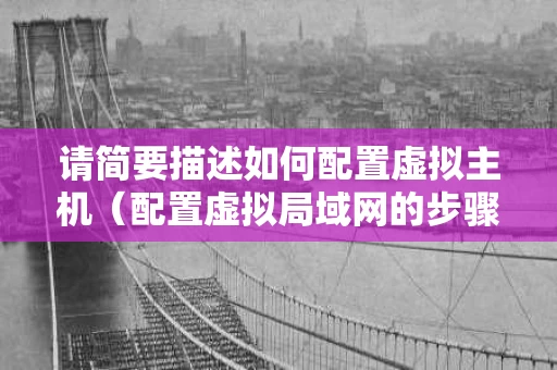 请简要描述如何配置虚拟主机（配置虚拟局域网的步骤）