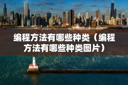 编程方法有哪些种类（编程方法有哪些种类图片）