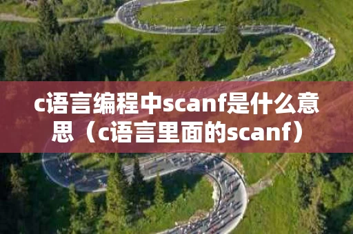 c语言编程中scanf是什么意思（c语言里面的scanf）
